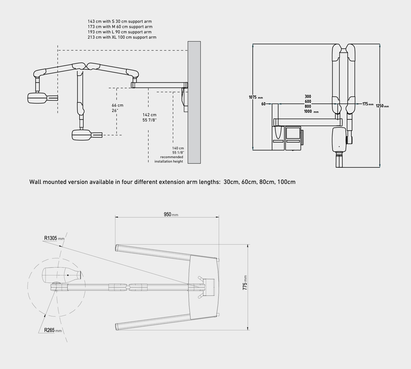 XLine XDC Wall Mount