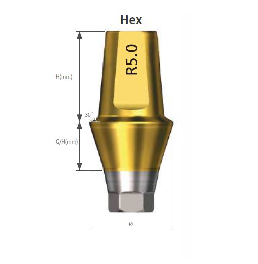 Luna Duo abutment NP