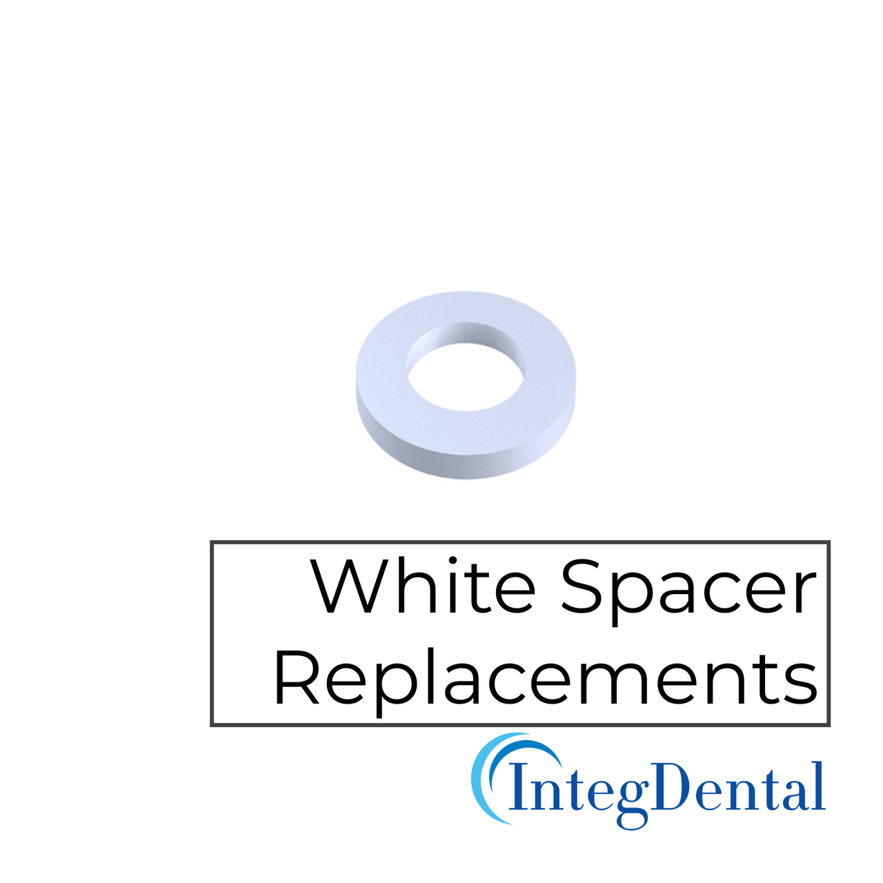 Overdenture White Spacer Rings (10 Pcs)