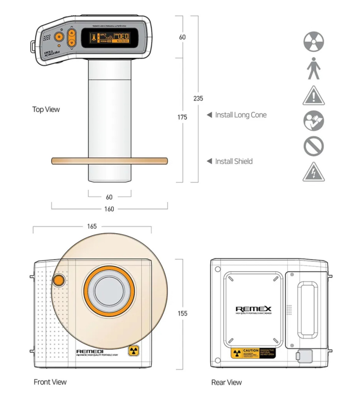 REMEX-T100 Portable X Ray